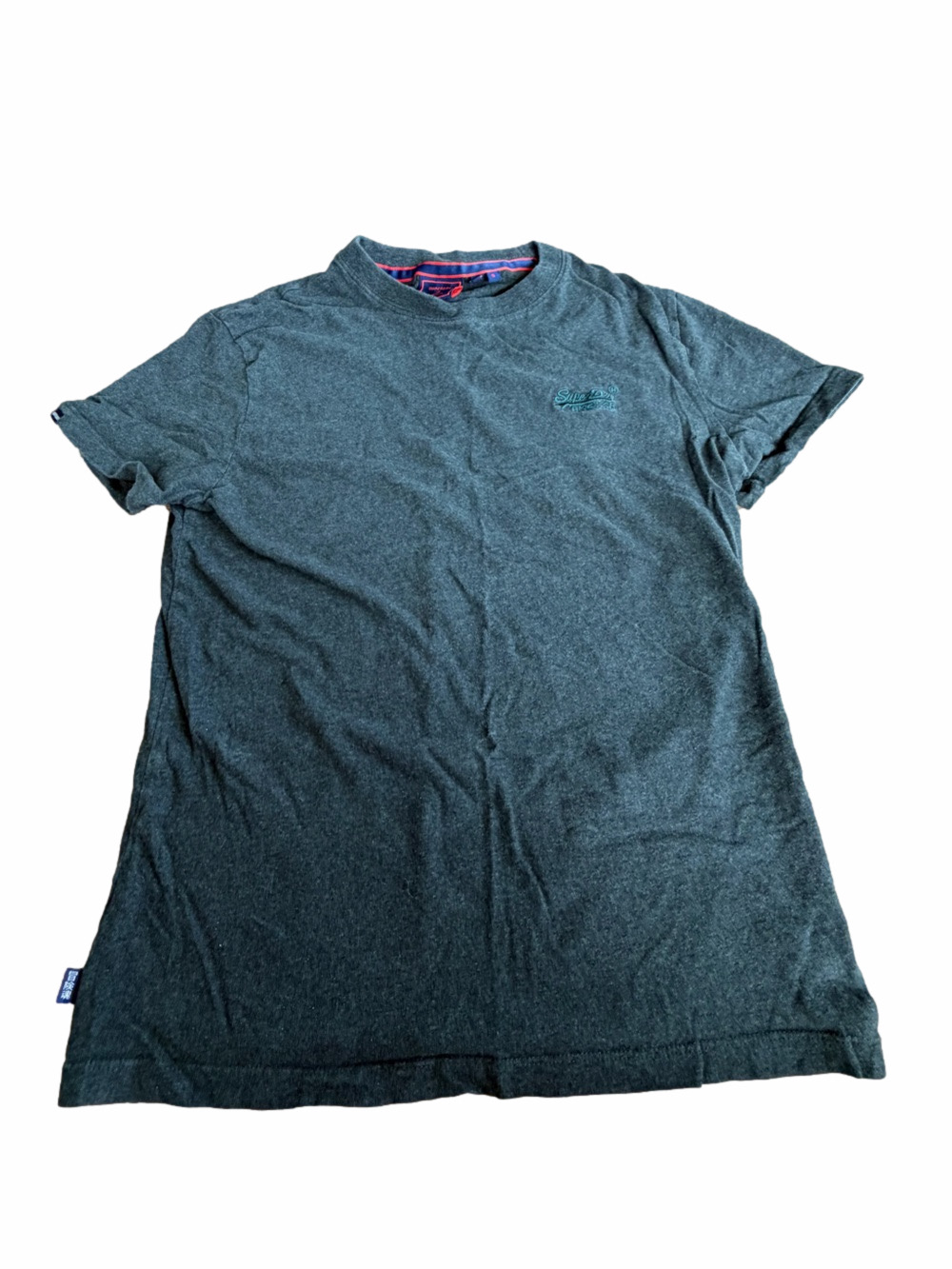 Superdry Men's Dark Charcoal Short Sleeve Tee